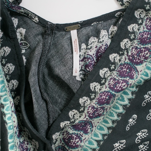 Free People gray top size Large - Picture 4 of 6